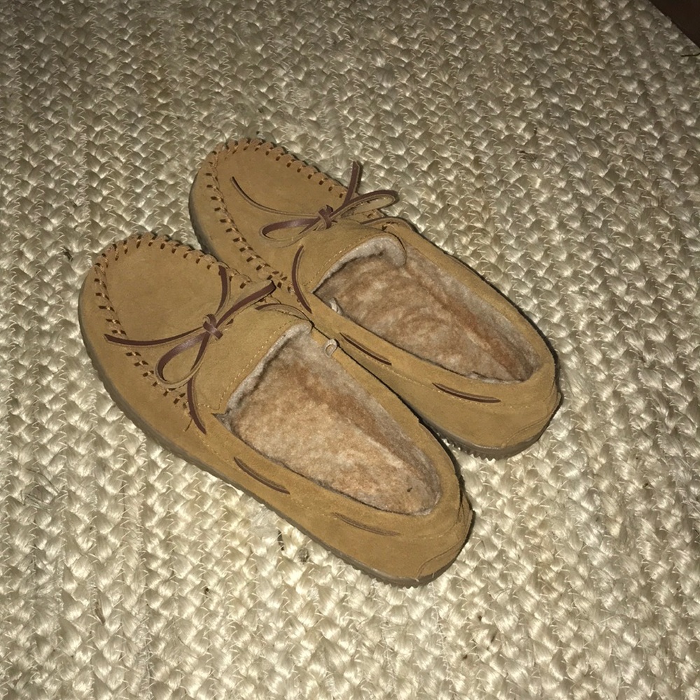 Tan Moccasins